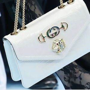 Gucci rajah bag medium white